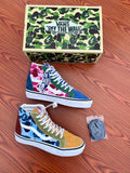 Bape OldSkol high Vans