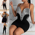 V Neck Sleeveless Bodycon Party Dress - WeYone Marketplace Store