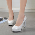 Women Pumps Fashion Leather High Heels Shoes - WeYone Marketplace Store