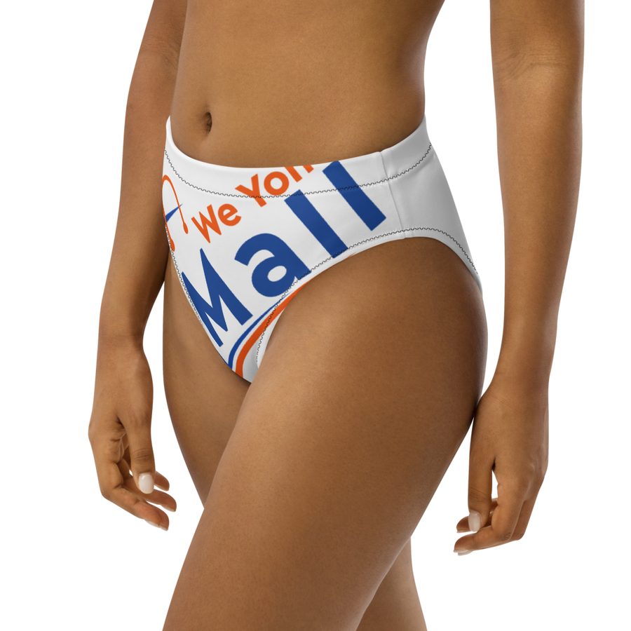 high-waisted bikini bottom