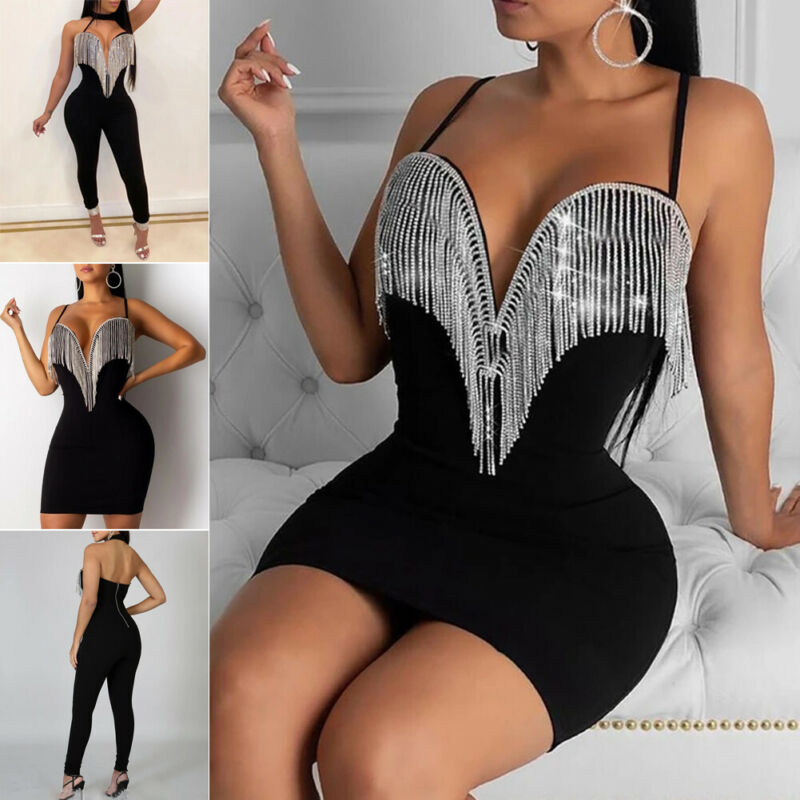 V Neck Sleeveless Bodycon Party Dress - WeYone Marketplace Store