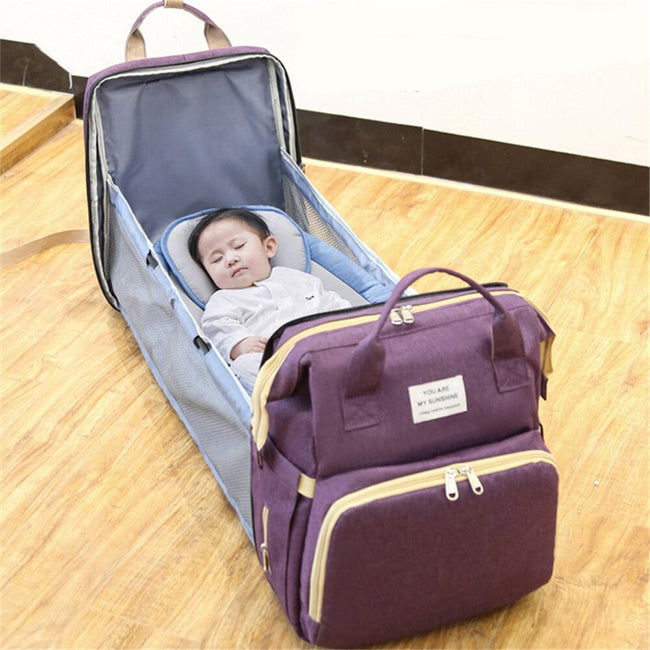 Multi-function large capacity leisure backpack for mother baby